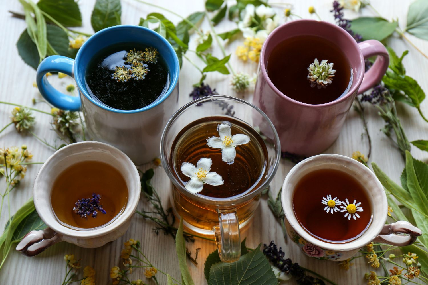 Coffee Tea and Herbal Elixirs